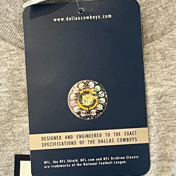 Dallas cowboys football tshirt size large Reebok onfield NWT - Picture 4 of 7